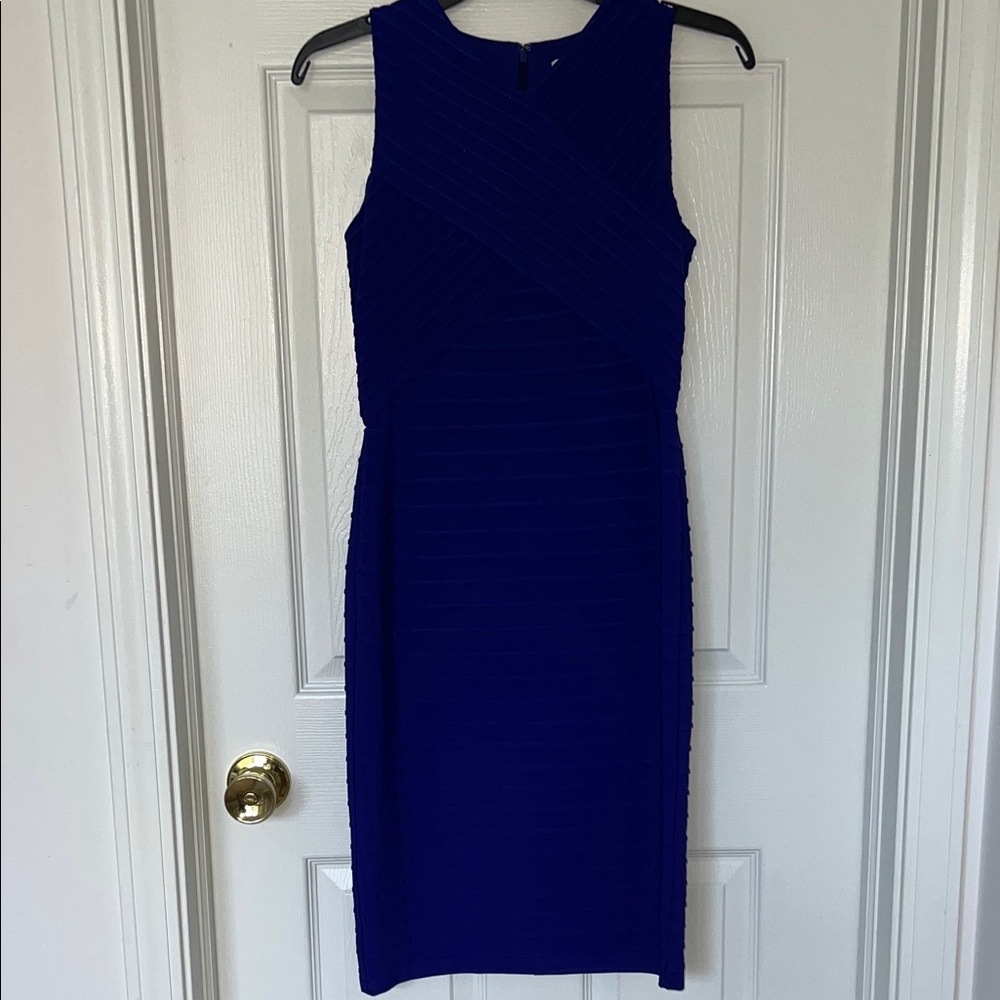 Calvin Klein Royal Blue Midi Dress